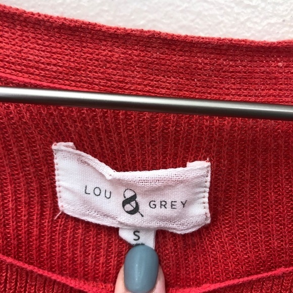LOU & GREY‎ cotton coral pullover sweater - Picture 4 of 6